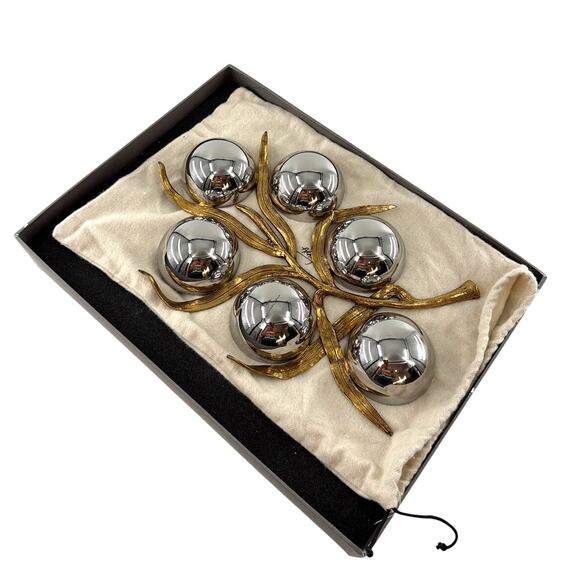 Michael Aram Palm Collection 6-Compartment Seder Plate - Picture 7 of 9